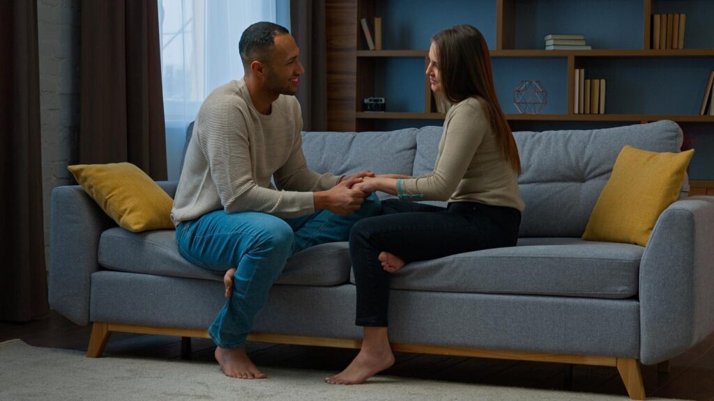 multiracial couple love married family man husband talk with woman wife hold hands supporting 717737 2837 multiracial couple love married family man husband talk with woman wife hold hands supporting 717737 2837