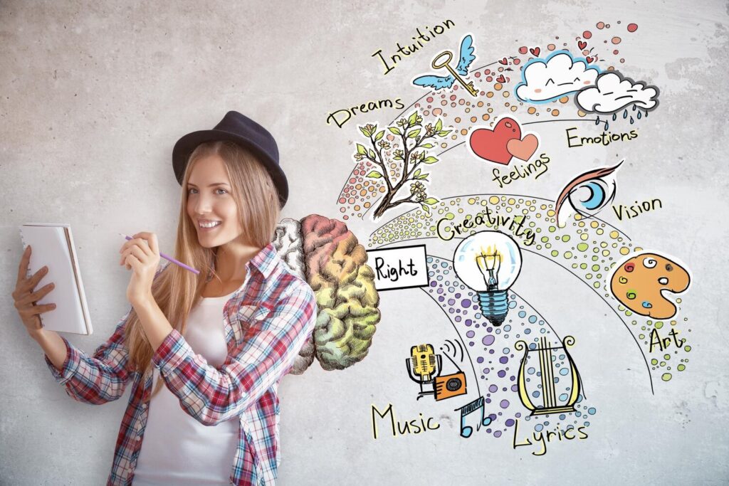 young female artist with brain sketch 700248 1365 young female artist with brain sketch 700248 1365
